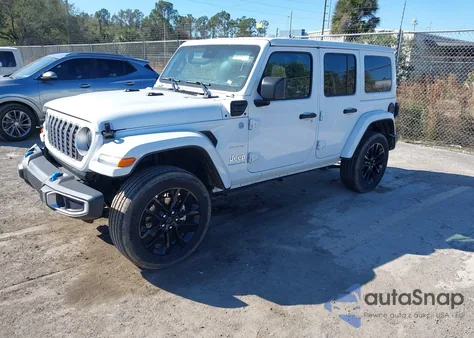 2024 Jeep Wrangler 4Xe Sahara 4Xe from USA, damaged, VIN 1C4RJXP62RW270512